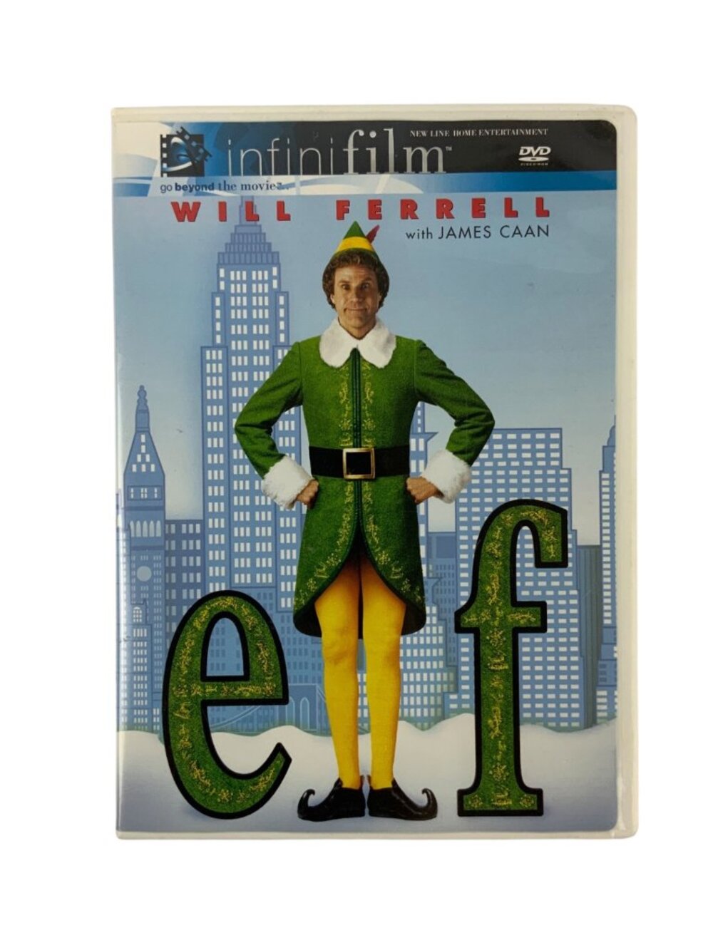 Elf 2003 2-Disc DVD Set Featuring Will Ferrell & James Caan Christmas Movie